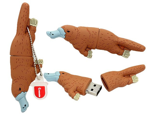 PENDRIVE USB SZYBKI FLASH DRIVE ULTRA PAMIĘĆ ZAWIESZKA PREZENT BÓBR 32GB