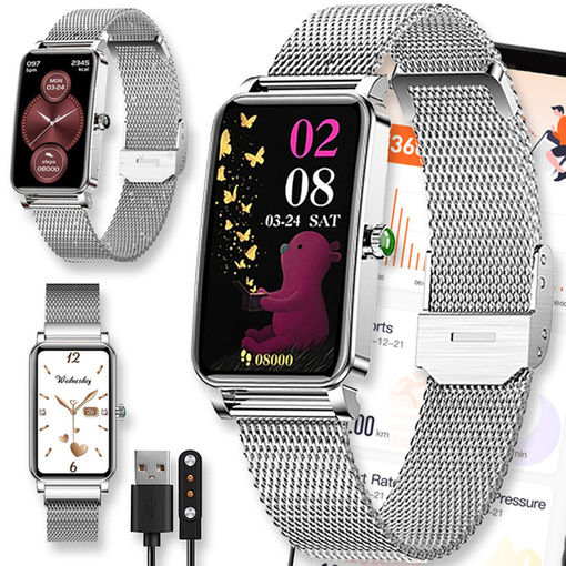 SMARTWATCH ZEGAREK PL MENU WODOODPORNY EKG PULS ZX19