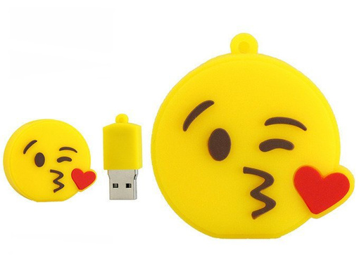 PENDRIVE USB SZYBKI FLASH DRIVE ULTRA PAMIĘĆ ZAWIESZKA PEN EMOTIKONKA 8GB