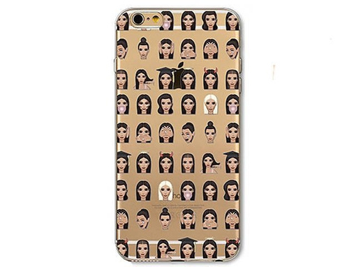 Etui Case Silikon iPhone 5/5s/SE Kim Kardashian