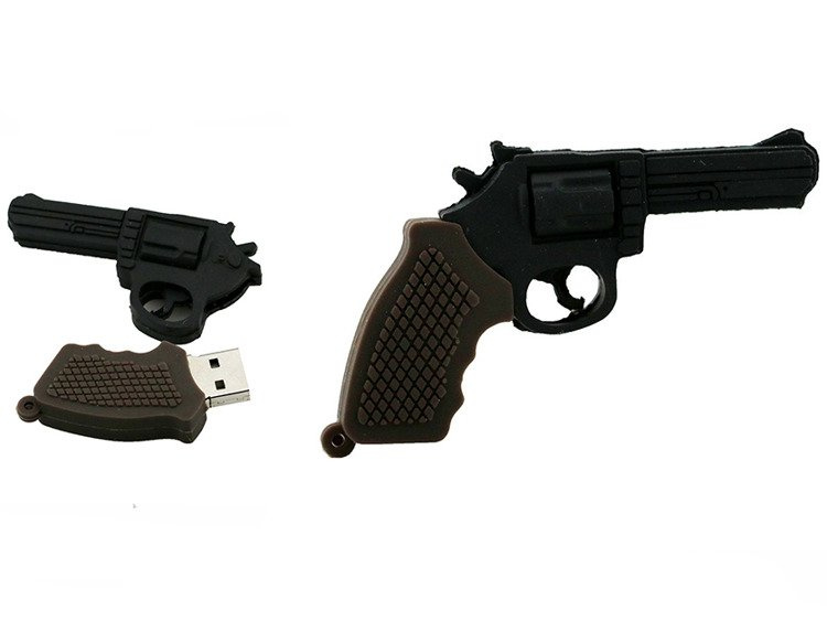 PENDRIVE USB SZYBKI FLASH DRIVE ULTRA PAMIĘĆ ZAWIESZKA PEN REWOLWER 32GB