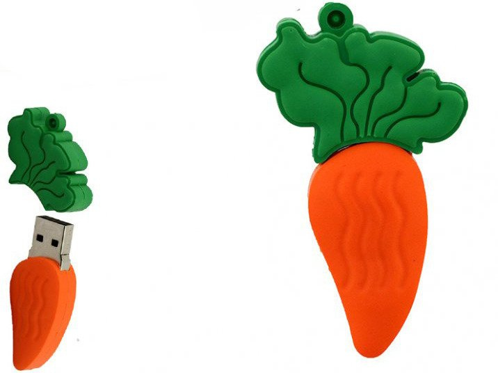 PENDRIVE USB SZYBKI FLASH DRIVE ULTRA PAMIĘĆ ZAWIESZKA PREZENT MARCHEW 8GB