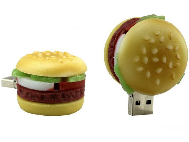 PENDRIVE USB SZYBKI FLASH DRIVE ULTRA PAMIĘĆ ZAWIESZKA PEN HAMBURGER 32GB