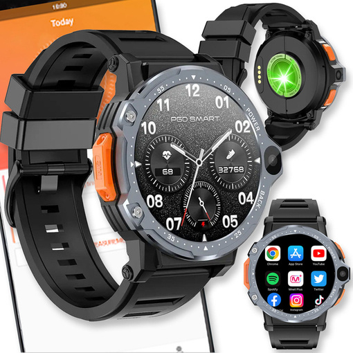 SMARTWATCH ZEGAREK ROZMOWY EKG SPORT PL FUNKCJA PG999