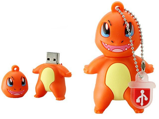 PENDRIVE USB SZYBKI FLASH DRIVE ULTRA PAMIĘĆ ZAWIESZKA PEN CHARMANDER 32GB