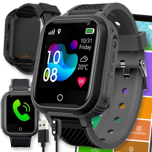 SMARTWATCH ZEGAREK DLA DZIECI GPS GSM MINI LOKALIZATOR SIM APARAT WODOODPORNY G4CQ