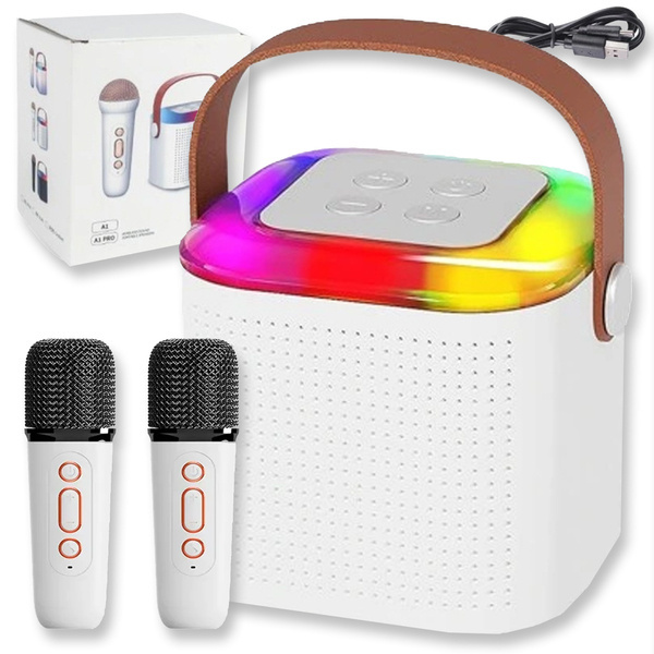 KARAOKE MIKROFON BLUETOOTH GŁOŚNIK BEZPRZEWODOWY ZESTAW DLA DZIECI MP3 AUX Y1