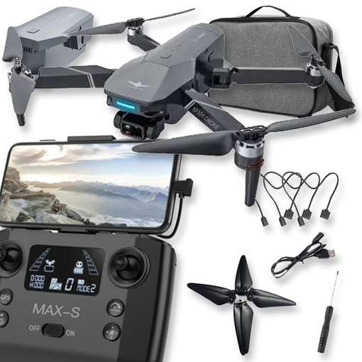 DRON MINI PRO OSŁONA RC WIFI AIR KAMERA 4K ZAWIS ETUI ZESTAW ZABAWKA UCHWYT KF101 MAX-S