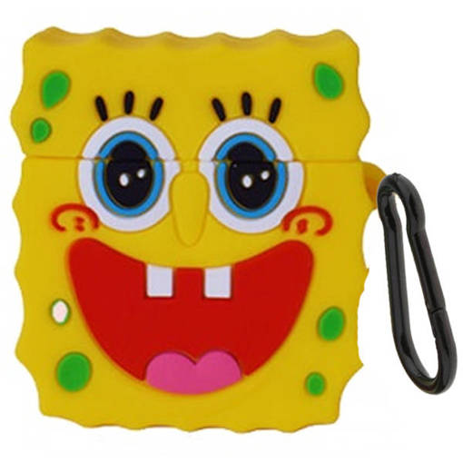 ETUI DO AIRPODS 1 2 POKROWIEC CASE NA SŁUCHAWKI FUTERAŁ COVER 1/2 SPONGEBOB