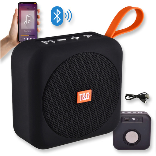 GŁOŚNIK BLUETOOTH BEZPRZEWODOWY PRZENOŚNY MOBILNY FM BOOMBOX BT USB RADIO TG505