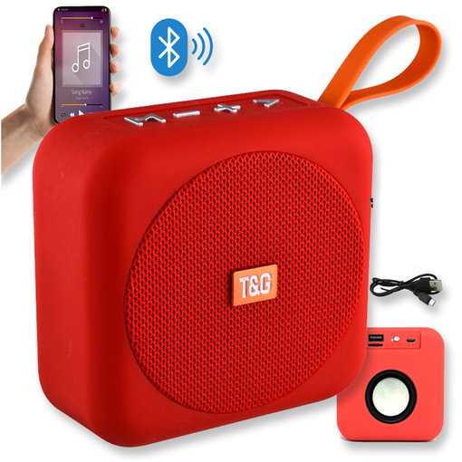 GŁOŚNIK BLUETOOTH BEZPRZEWODOWY PRZENOŚNY MOBILNY FM BOOMBOX BT USB RADIO TG505