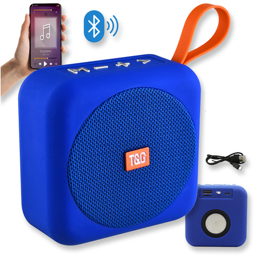 GŁOŚNIK BLUETOOTH BEZPRZEWODOWY PRZENOŚNY MOBILNY FM BOOMBOX BT USB RADIO TG505