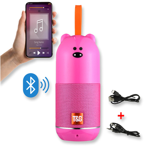 GŁOŚNIK BLUETOOTH BEZPRZEWODOWY PRZENOŚNY MOBILNY FM BT USB RADIO CHARGE TG502