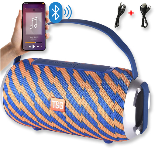 GŁOŚNIK BLUETOOTH BEZPRZEWODOWY PRZENOŚNY MOBILNY FM BT USB RADIO MP3 TWS TG509