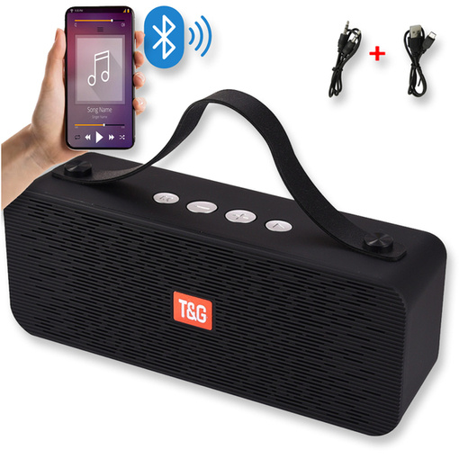 GŁOŚNIK BLUETOOTH BEZPRZEWODOWY PRZENOŚNY MOBILNY FM BT USB RADIO MP3 TWS TG521