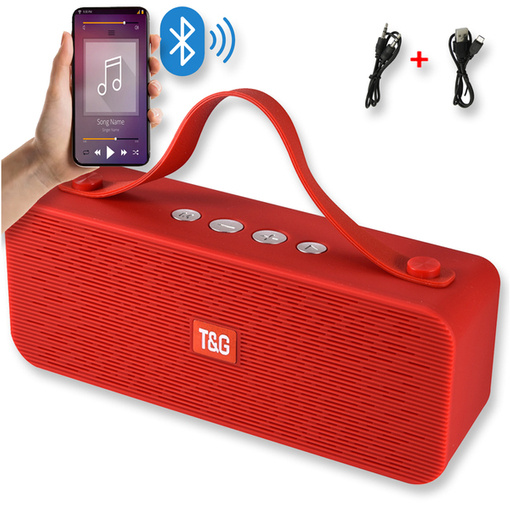 GŁOŚNIK BLUETOOTH BEZPRZEWODOWY PRZENOŚNY MOBILNY FM BT USB RADIO MP3 TWS TG521