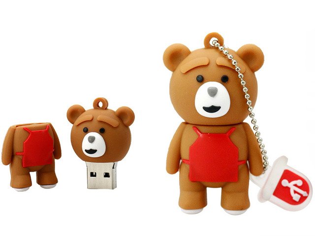 PENDRIVE USB SZYBKI FLASH DRIVE ULTRA PAMIĘĆ ZAWIESZKA PEN PREZENT TED 32GB