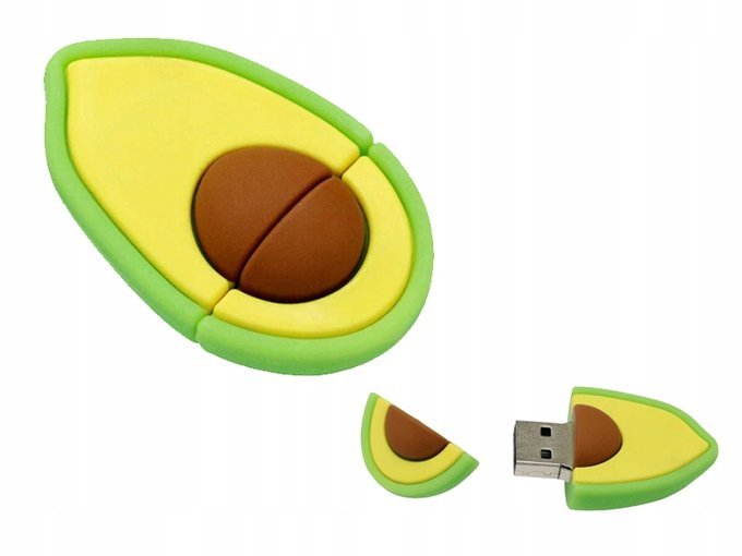 PENDRIVE USB SZYBKI FLASH DRIVE ULTRA PAMIĘĆ ZAWIESZKA PREZENT AWOKADO 64GB