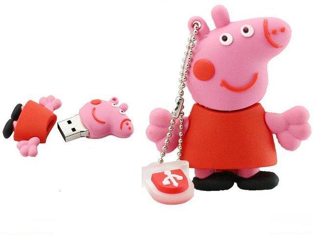 PENDRIVE USB SZYBKI FLASH DRIVE ULTRA PAMIĘĆ ZAWIESZKA PREZENT PEPPA 32GB