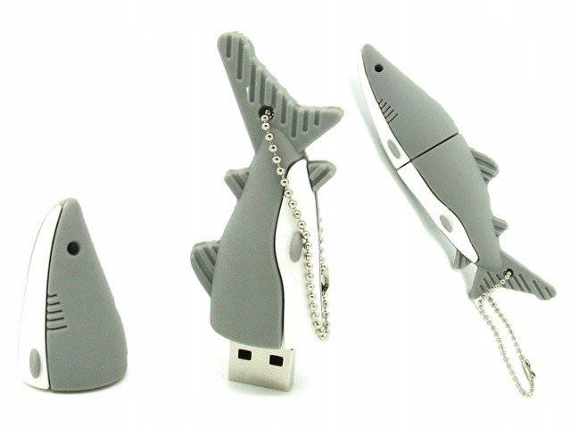 PENDRIVE USB SZYBKI FLASH DRIVE ULTRA PAMIĘĆ ZAWIESZKA PREZENT REKIN 64GB