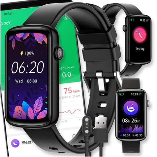 SMARTWATCH ZEGAREK MENU PL POLSKIE DAMSKI WATCH MĘSKI PULS SPORT KROKI SMS L2