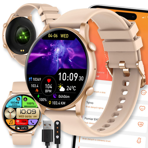 SMARTWATCH ZEGAREK PL ROZMOWY WODOODPORNY SPORTOWY L52 PRO