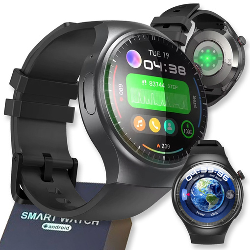 SMARTWATCH ZEGAREK ROZMOWY MENU POLSKIE DAMSKI MĘSKI CZARNY SPORT PL SMART DM80