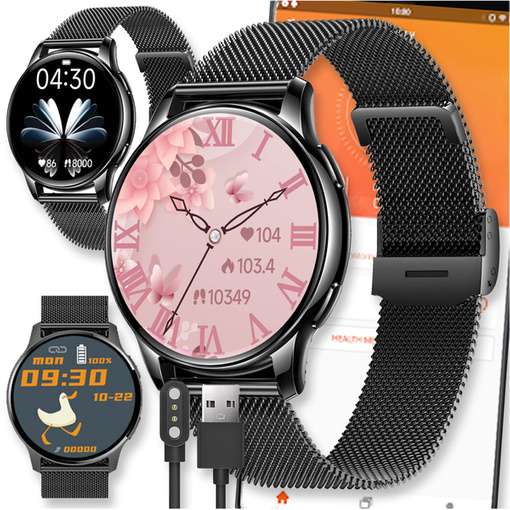 SMARTWATCH ZEGAREK WATCH DAMSKI ROZMOWY MENU POLSKIE PULS OKRĄGŁY SPORT PL Y11